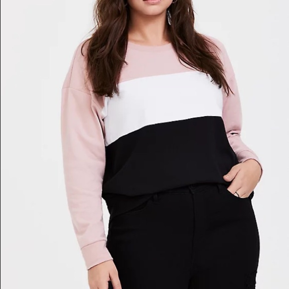Torrid size 3 colorblock sweater